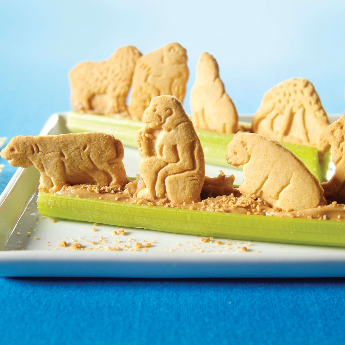 Barnum's Animals Crackers dipping idea setup with sweet snack option