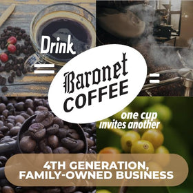Baronet Coffee Pods brewer-fit view for Senseo-style machines.