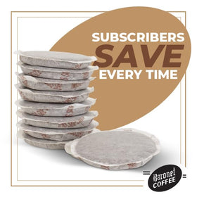 Baronet Coffee Pods compostable packaging reduces waste.