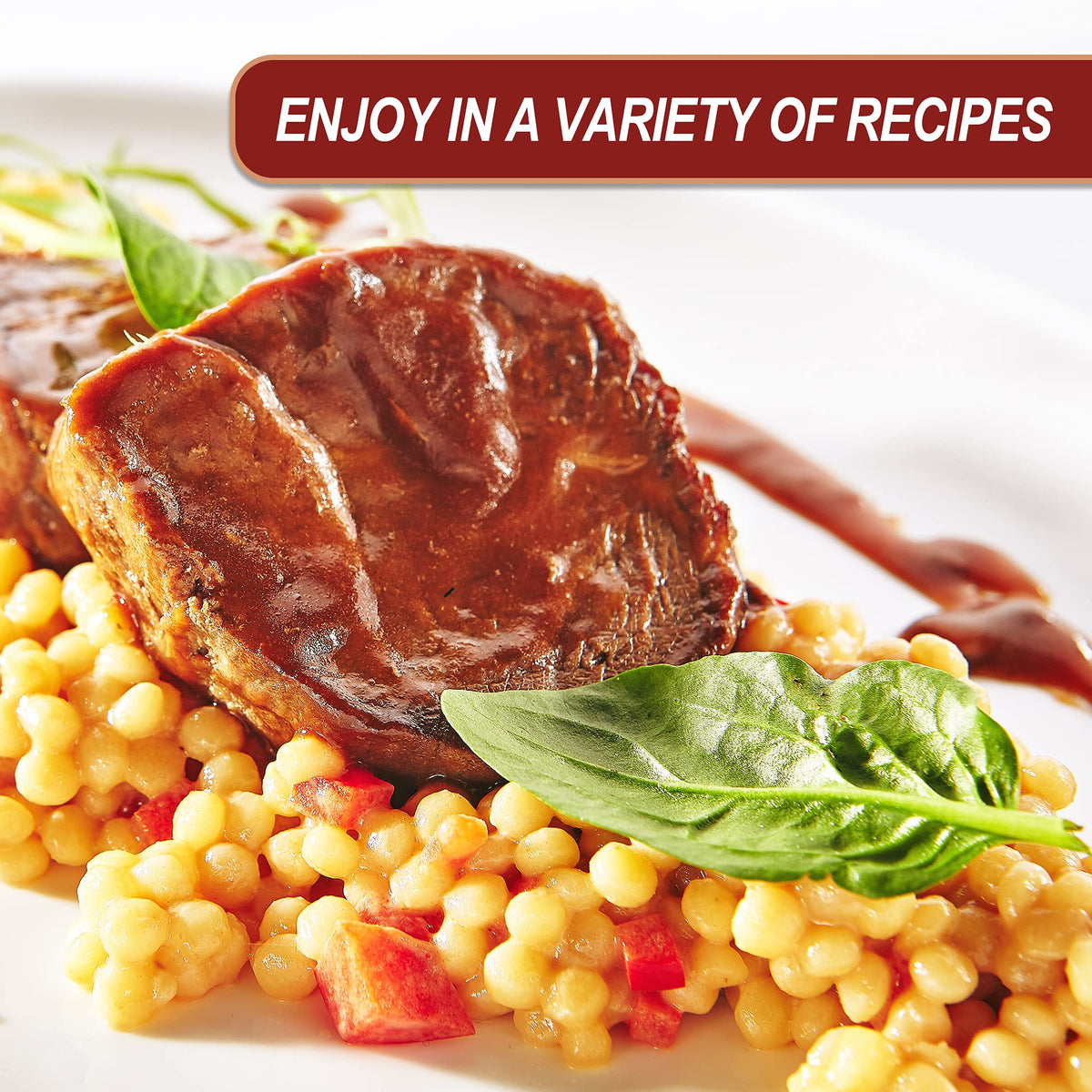 Baron's kosher parve couscous enhances Mediterranean side dishes with a delicate bite.