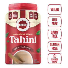 Baron's tahini highlights nutrient-rich sesame blend for bowls.