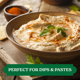 Vegan-friendly Baron's sesame paste as a healthy fat source.