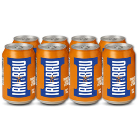 Barr IRN-BRU original can with citrus fizz for a refreshing lift.