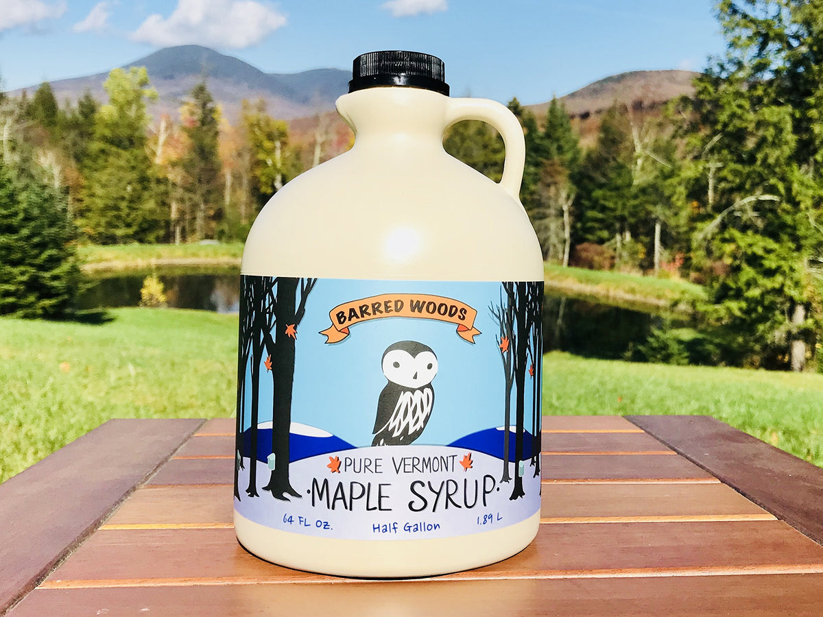 Barred Woods maple syrup pairing with coffee or desserts