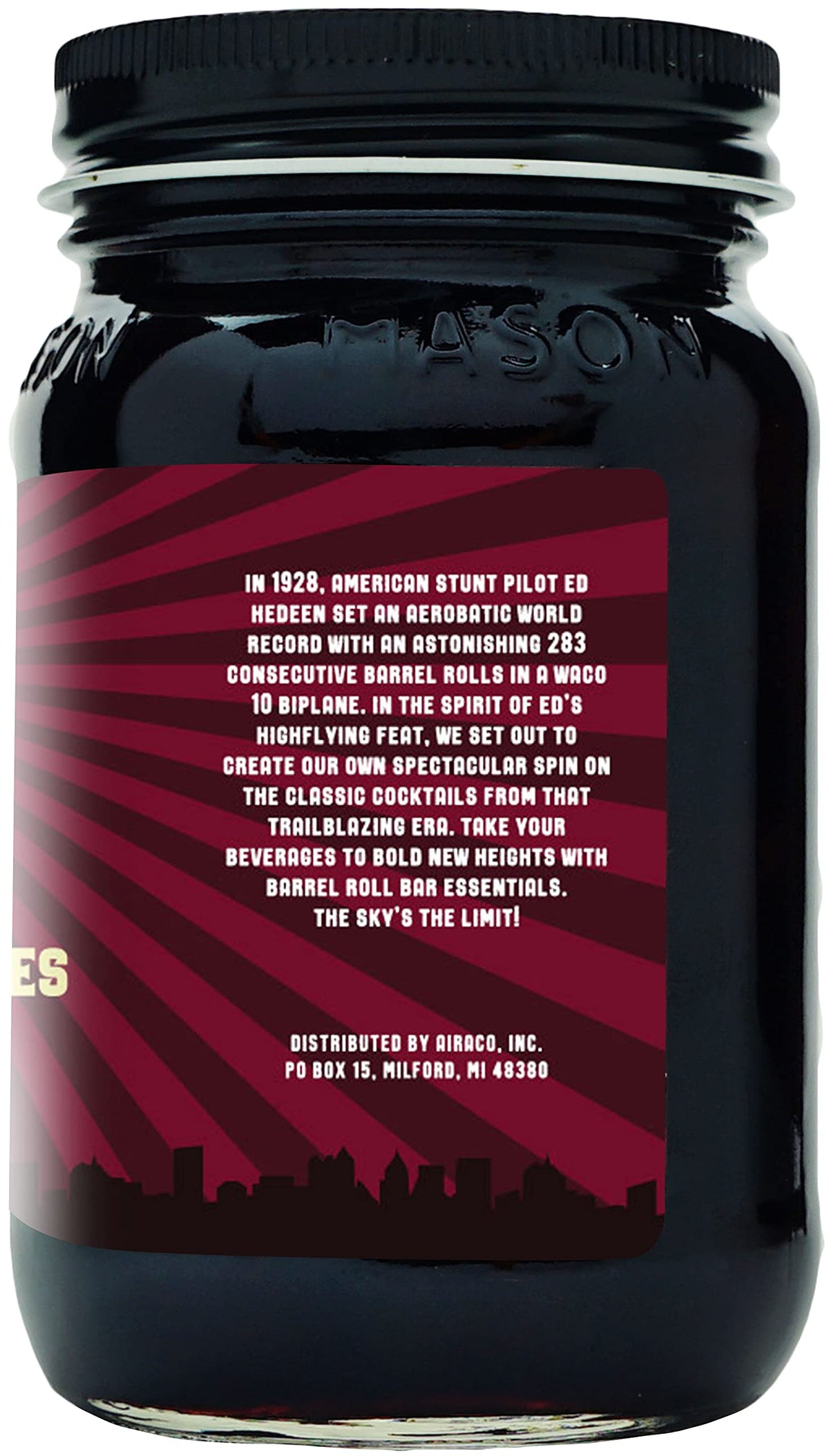 Barrel Roll Bar Essentials Cocktail Cherries garnish in drink boosts presentation and flavor