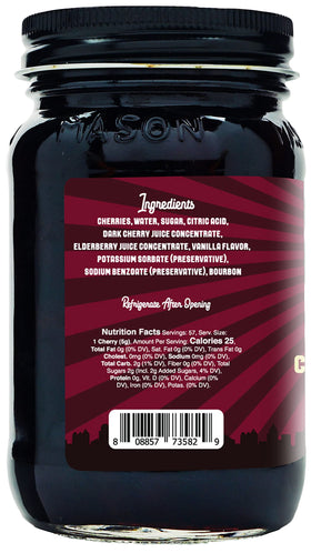 Barrel Roll Bar Essentials Cocktail Cherries vanilla-dark-cherry-elderberry flavor enhances cocktails