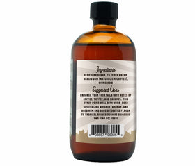 Barrel Roll Demerara syrup bottle shown for easy home bar use.