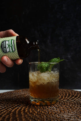Barrel Roll branding on label highlights handcrafted small-batch quality.