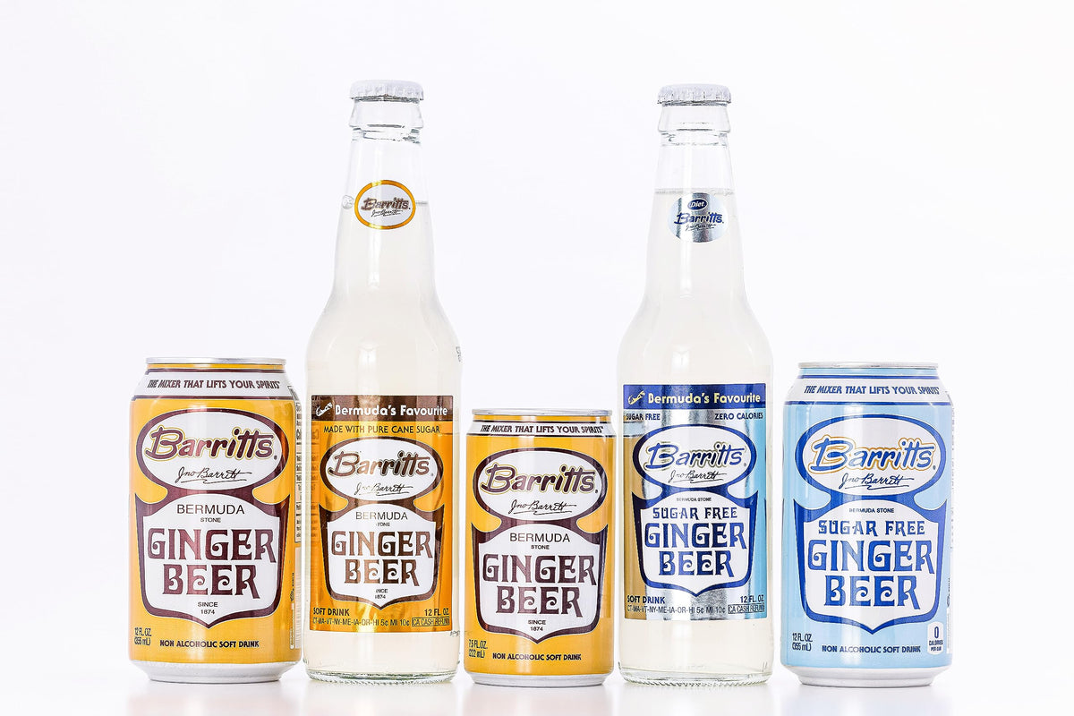 Barritt's Ginger Beer heritage from Bermuda elevating any party beverage.