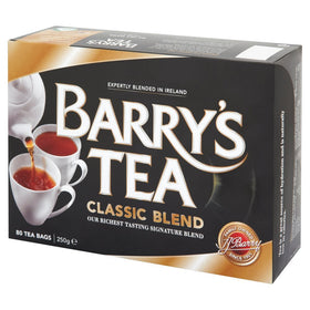 Barry's Tea Classic Blend front box, premium quality breakfast tea for a comforting start.