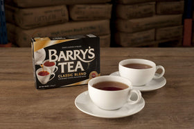 Barry's Tea Classic Blend packaging highlighting Irish heritage and natural quality.