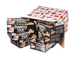 Barry's Tea Classic Blend tea bags ready for brewing, offering a comforting daily ritual.