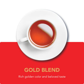 Barry's Tea Gold Blend origin highlights Assam, Kenya, and Rwanda sourcing.