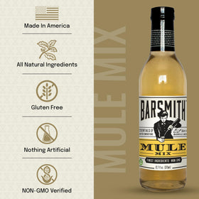 Barsmith mix in a chilled glass highlights clean ingredients and authentic bite.
