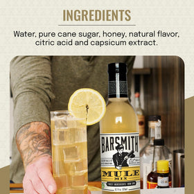 Barsmith mix used with margarita or whiskey for varied drinks.