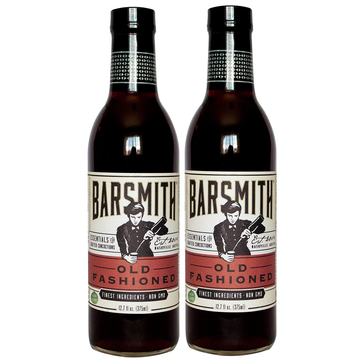 Barsmith Old Fashioned Mix bottle front, premium home cocktail option.