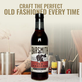 Barsmith Old Fashioned Mix label close-up showing natural ingredients.