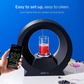 Barsys 360 party-ready unit helps hosts keep drinks flowing for guests.