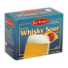 Bar-Tender's Instant Whiskey Sour mix packets, ideal for quick, convenient cocktails at home