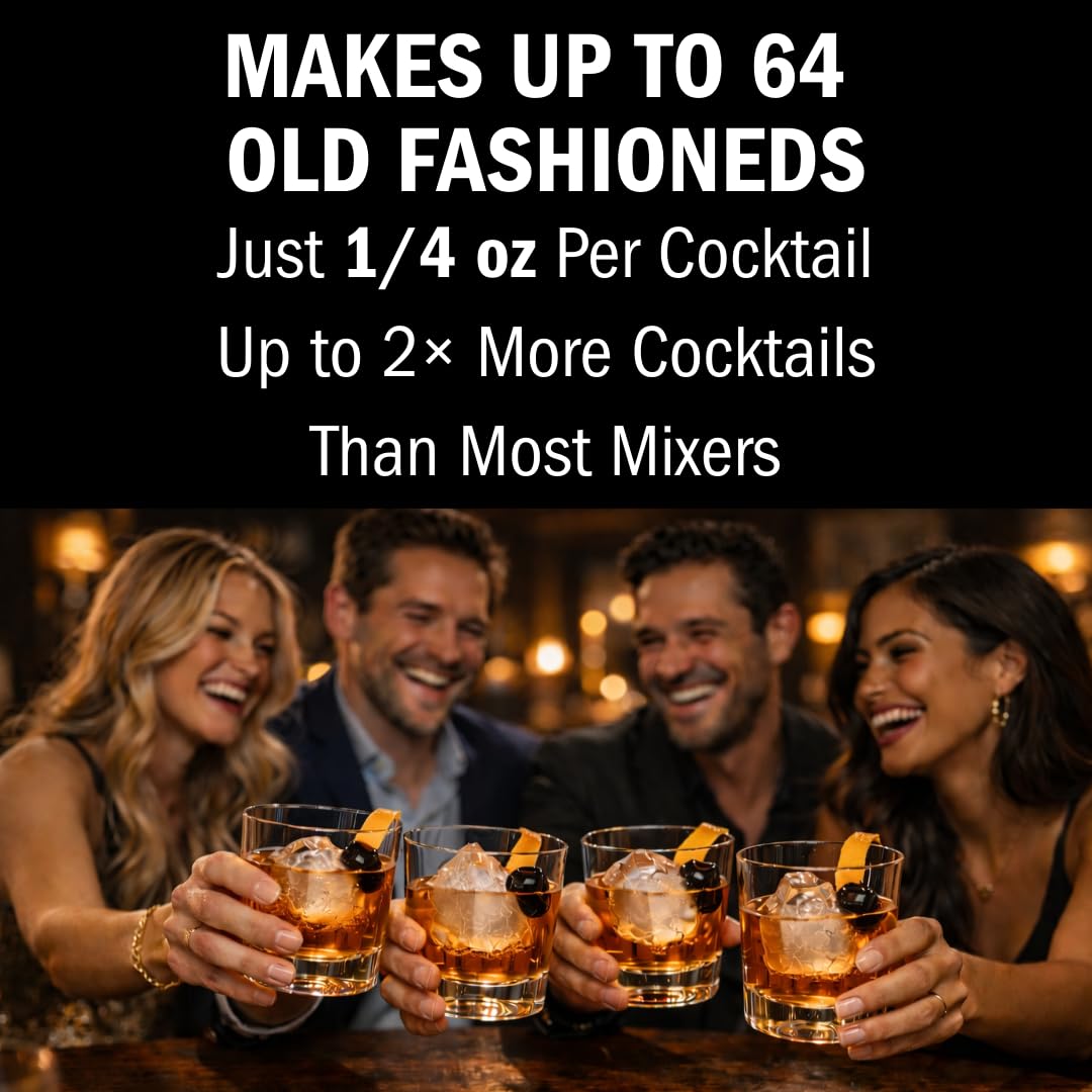 Bartender's Secret Sauce yields up to 64 cocktails per bottle.