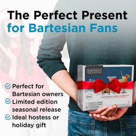 Holiday packaging design by Bartesian highlighting limited flavors