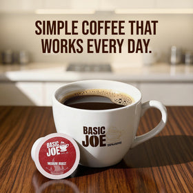 Boxed 80-count convenience supports reliable daily brewing.