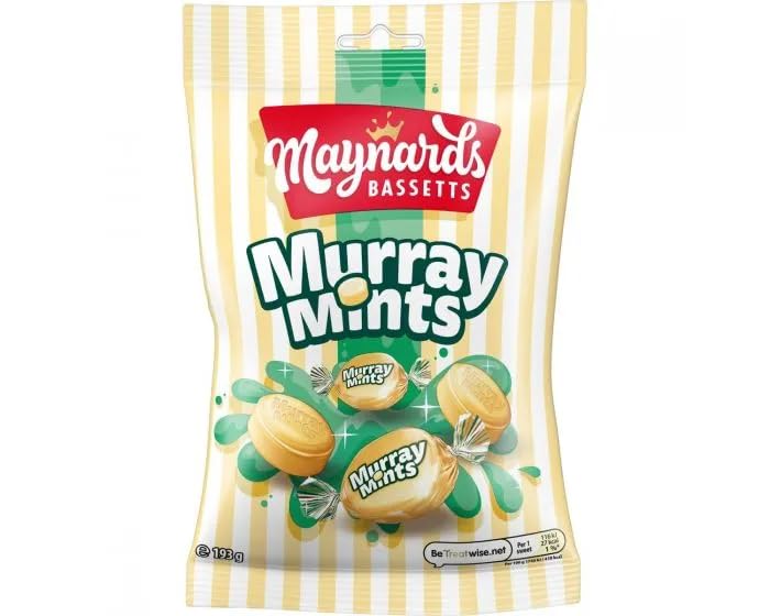 Bassets Murray Mints 3-pack front view, ideal for quick moments after meals.
