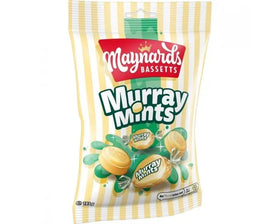 Bassets Murray Mints 3-pack side view, showcasing compact on-the-go packaging.