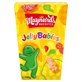 Maynards Jelly Babies chewy sweets dusted with sugar.