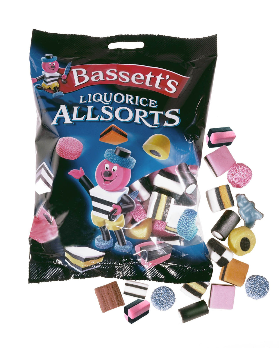 Bassett's Liquorice Allsorts pack, a versatile gift option with assorted flavors.