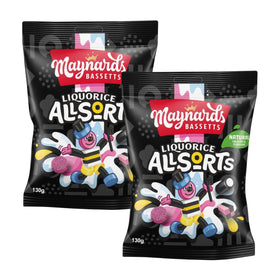 Bassett's Allsorts twin-pack back view, convenient snack for gatherings