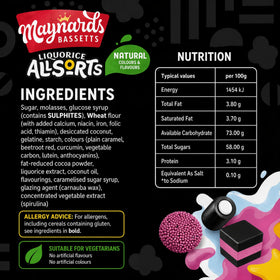 Enjoy Bassett's Allsorts during tea breaks for a nostalgic treat.