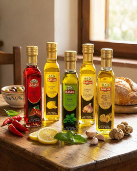 BASSO 1904 lemon oil for dipping bread enhances appetizer experiences with citrus brightness