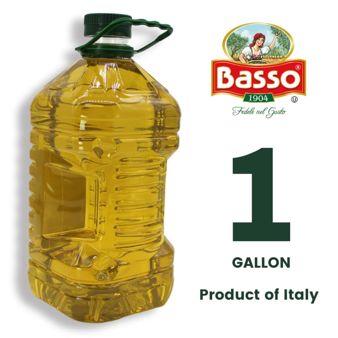 Close-up of BASSO 1904 white truffle oil bottle and label