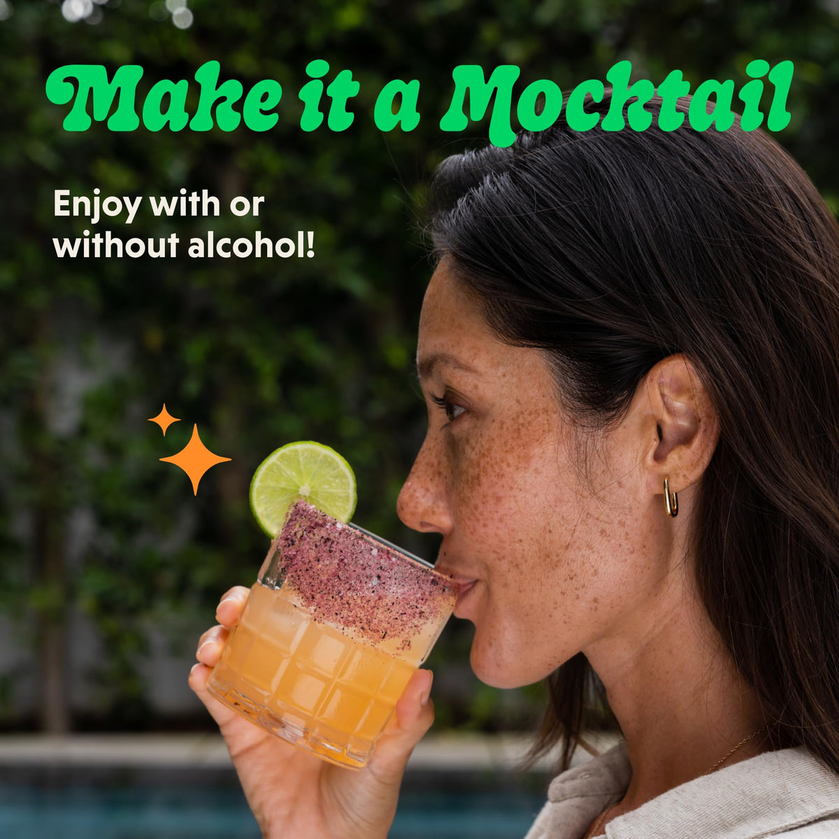 Batchwell Mocktail setup using Margarita pack for non-alcoholic drinks