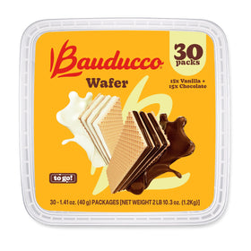 Bauducco wafer individually wrapped portions emphasize freshness for on-the-go snacking