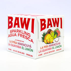 Bawi Sparkling Agua Fresca can showcases bold flavor with low calories for a refreshing choice.