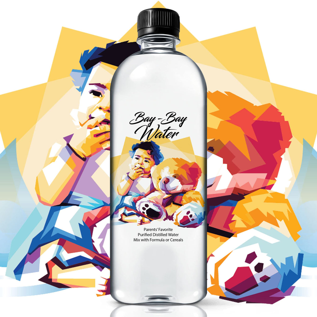 Bay-Bay Water BPA-free bottle for safe, portable hydration.