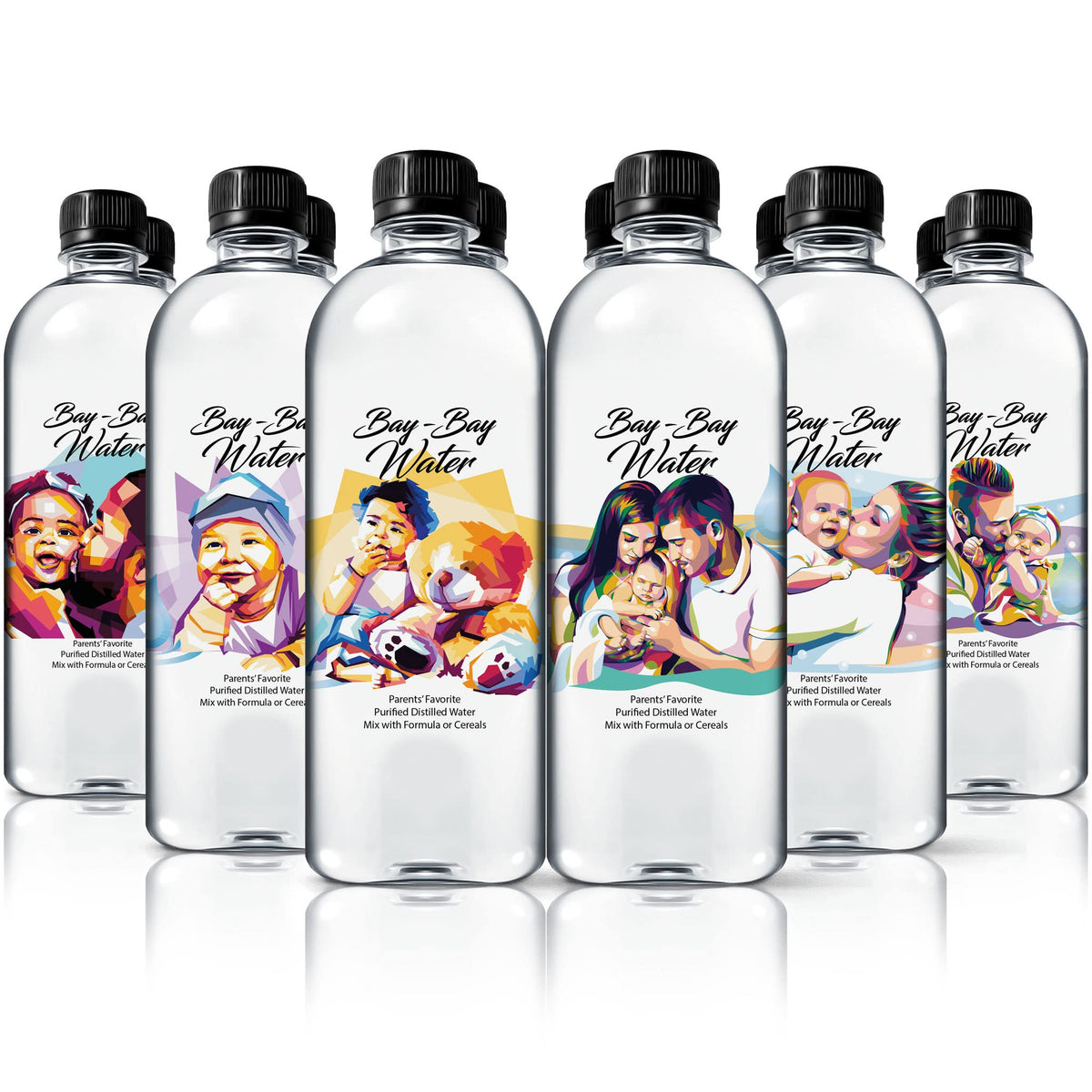 Bay-Bay Water purified distilled water bottle for baby's daily hydration