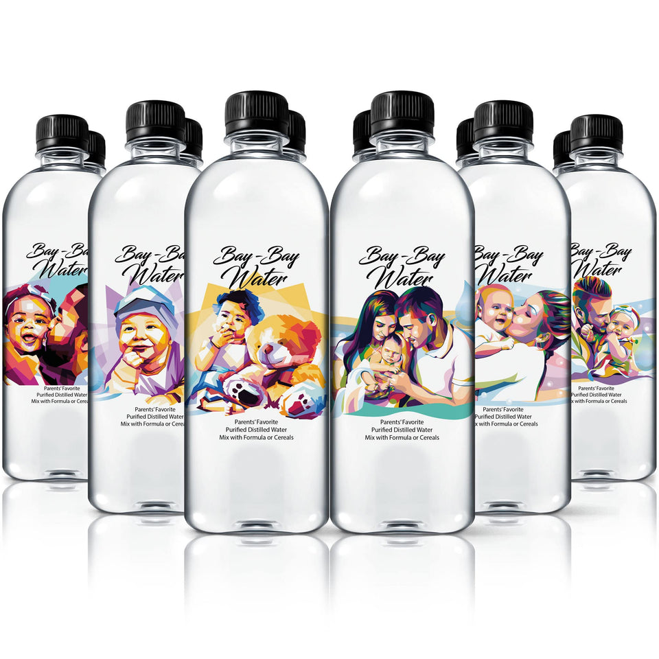 Bay-Bay Water purified distilled water bottle for baby's daily hydration
