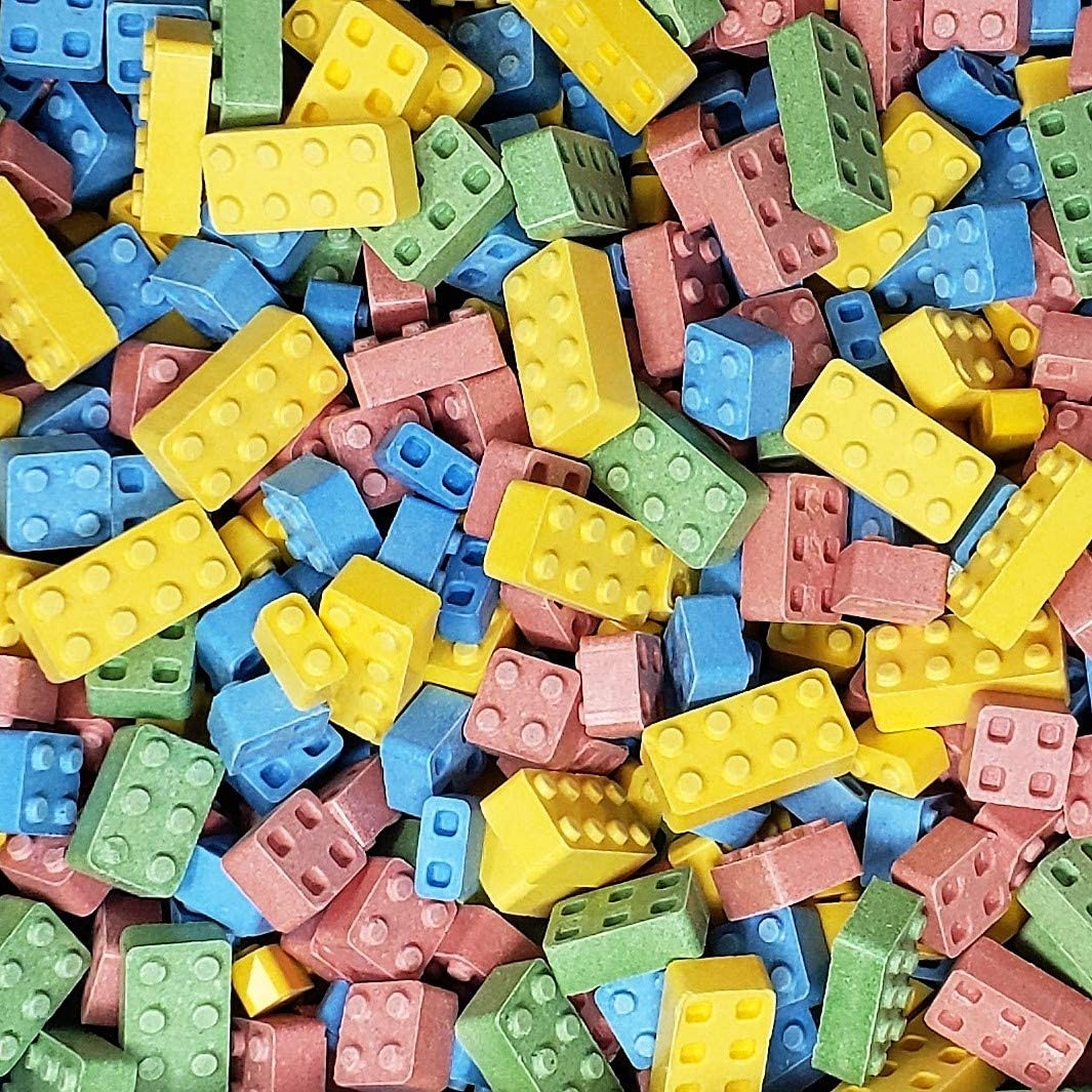 Bayside Candy Blocks branding visible, a trusted treat for celebrations.
