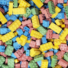 Bayside Candy Blocks branding visible, a trusted treat for celebrations.