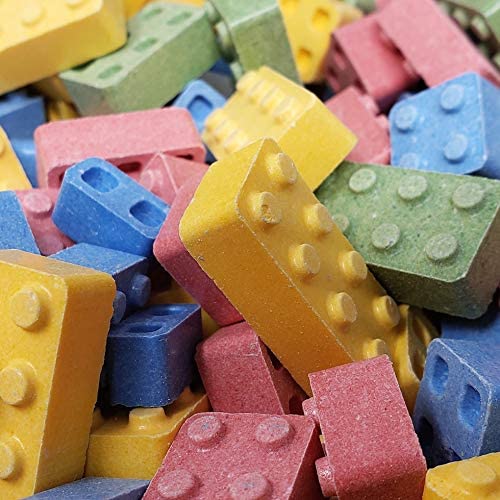 Bayside Candy Blocks bulk 2lb pack in vibrant colors, ready for party bowls.
