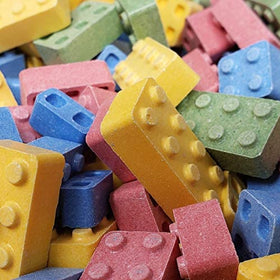Bayside Candy Blocks bulk 2lb pack in vibrant colors, ready for party bowls.