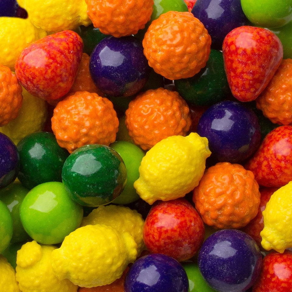 Bayside Candy flavored gumballs 3 lb bag, ideal for parties and candy buffets.