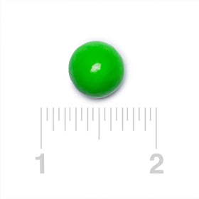 Bayside Candy Green Gumballs packaging label, convenient 1 lb bag for gifting or events.