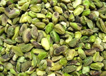 Bayside Candy pistachios, shelled and unsalted, ideal for snacking and recipes.