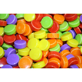 Bayside Candy Puckerz Ups colorful sour disks ideal for vending machines.