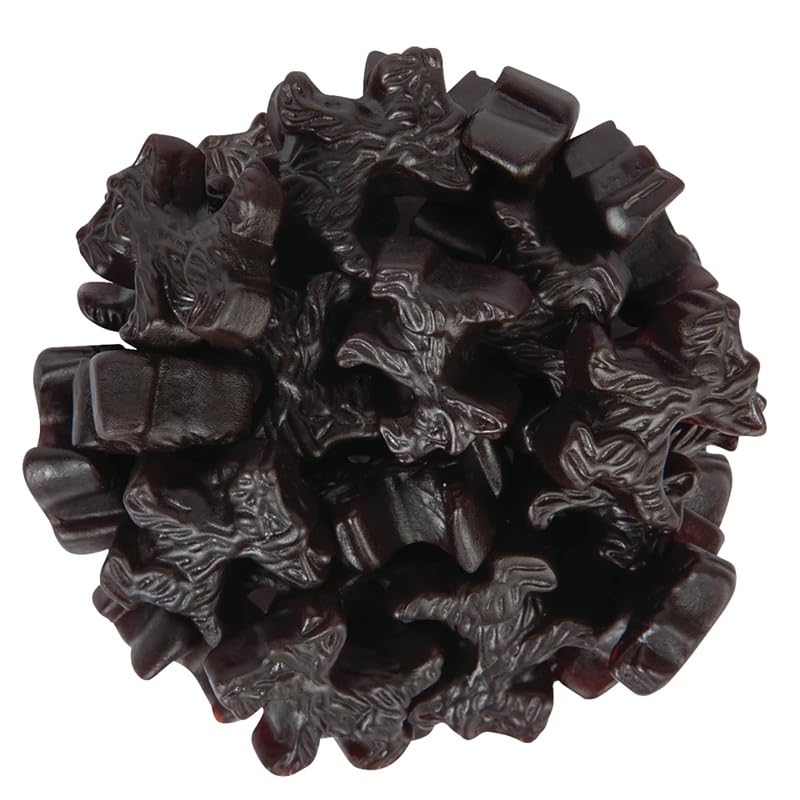 Bayside Candy Scotty Dogs black licorice, chewy nostalgia ideal for gatherings and gift boxes