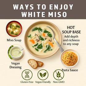 Bayu Store miso paste adds depth to honey butter or mayo spreads.